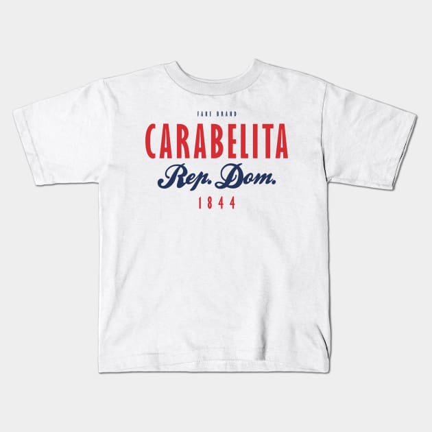 Carabelita - Dominican Republic Fashion Kids T-Shirt by JosePepinRD